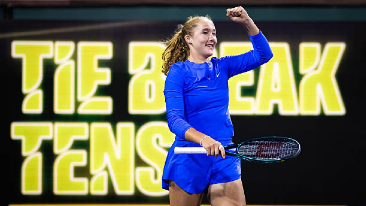 Mirra Andreeva Blanks Sierra for 100th WTA Win at Indian Wells